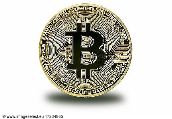 Bitcoin Krypto Währung online bezahlen digital Geld Kryptowährung Wirtschaft Finanzen Freisteller freigestellt