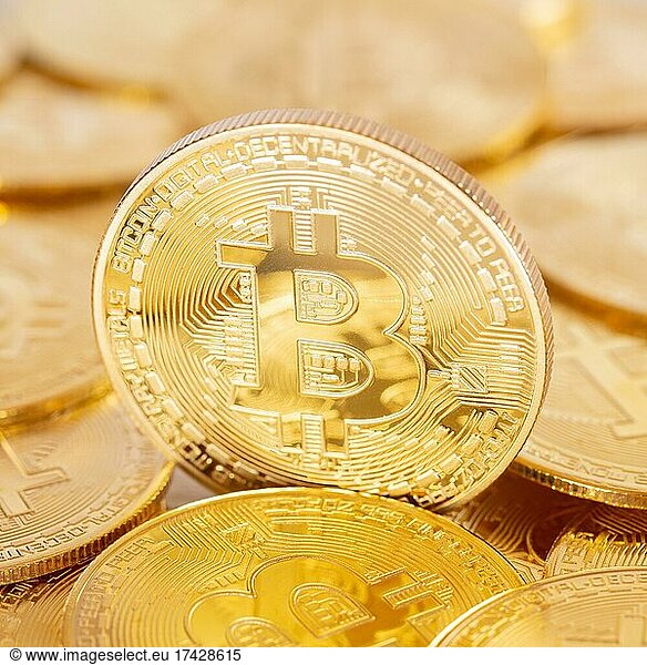 Bitcoin Krypto Währung online bezahlen digital Geld Kryptowährung Wirtschaft Finanzen quadratisch
