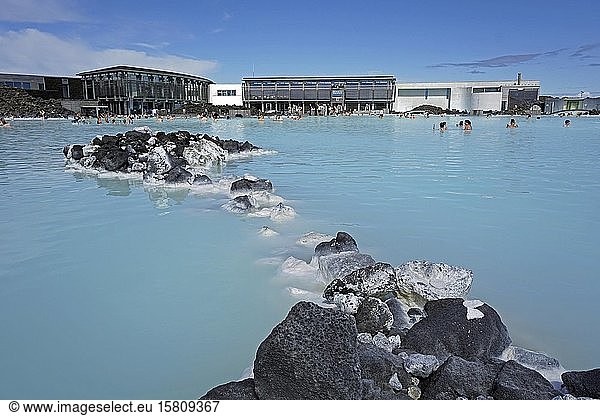 Blaue Lagune  Suðurnes oder Südliche Halbinsel  Reykjanes-Halbinsel  Island  Europa