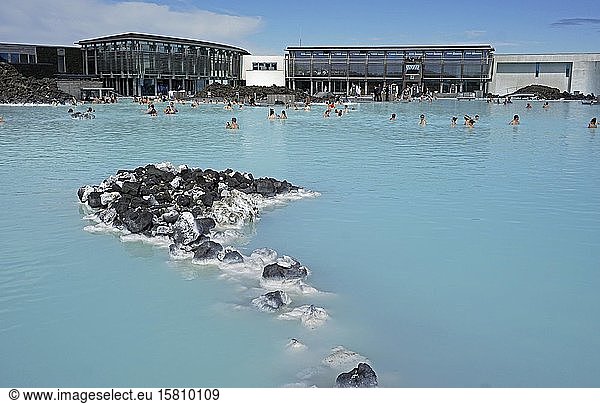 Blaue Lagune  Suðurnes oder Südliche Halbinsel  Reykjanes-Halbinsel  Island  Europa