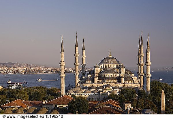 Blaue Moschee  Sultan-Ahmed-Moschee  Istanbul  Tuerkei