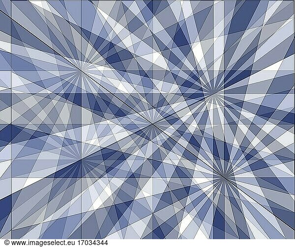 Blauer abstrakter Hintergrund. Neutraler Hintergrund für Präsentationsdesign. Abstraktes Muster aus radialen Streifen.