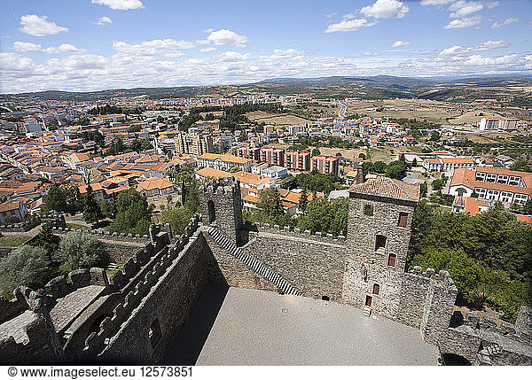 Blick auf die Stadt von der Burg aus,  Braganca,  Portugal,  2009. Künstler: Samuel Magal