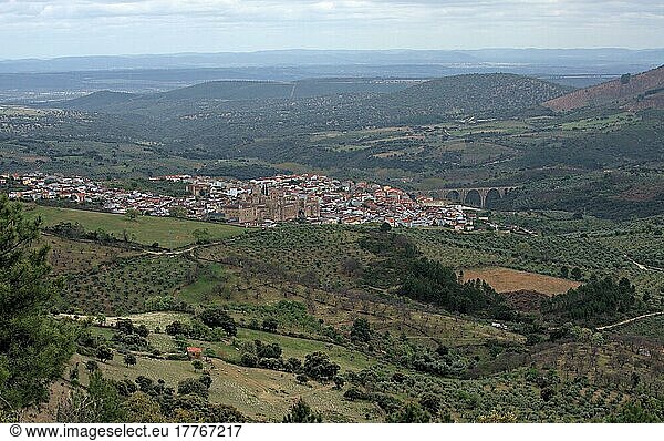 Blick auf Guadalupe  Extremadura