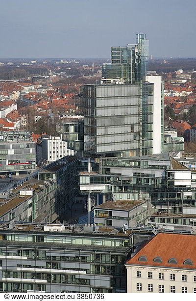Blick auf Norddeutsche Landesbank  Nord LB  NordLB  Innenstadt  Hannover  Niedersachsen  Deutschland  Europa