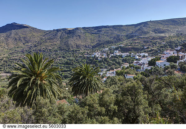 Blick auf Temisas  Region Agüimes  Gran Canaria  Kanarische Inseln  Spanien  Europa