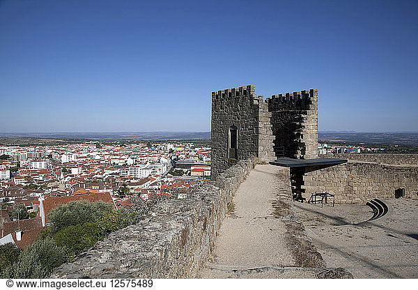 Blick über die Stadt von der Burg  Castelo Branco  Portugal  2009. Künstler: Samuel Magal