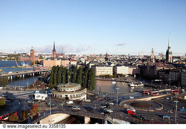 Blick über Stockholm