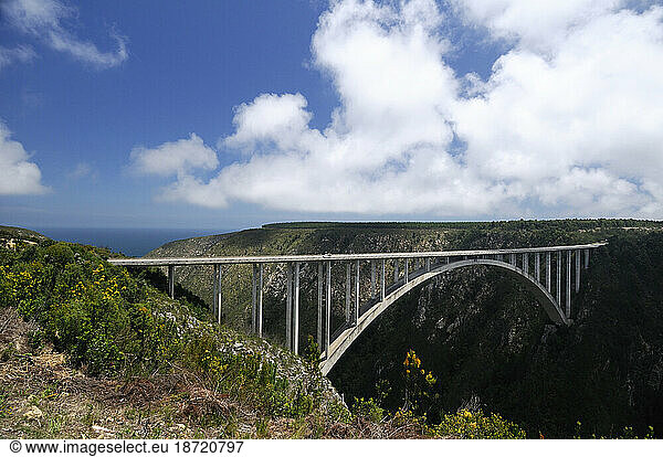 Bloukrans Bridge  Bungy Jumping  Storms River Mouth  Garden Route  Eastern Cape  South Africa