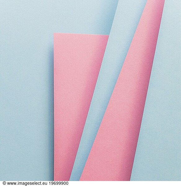 Blue pink cover layout material design template