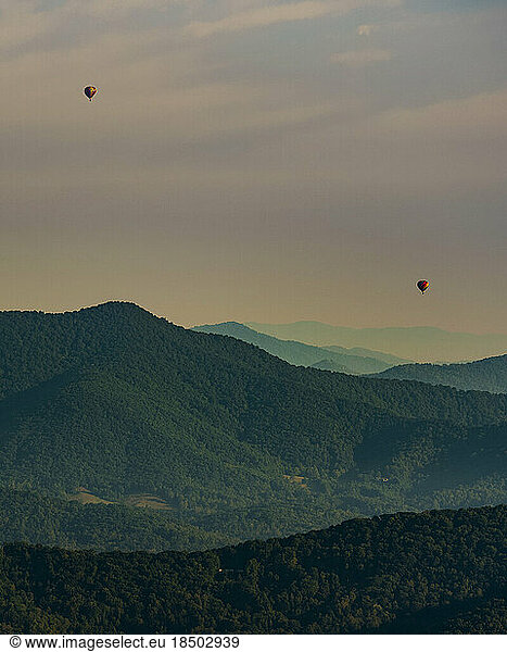 Blue Ridge Parkway Hot Air Balloons