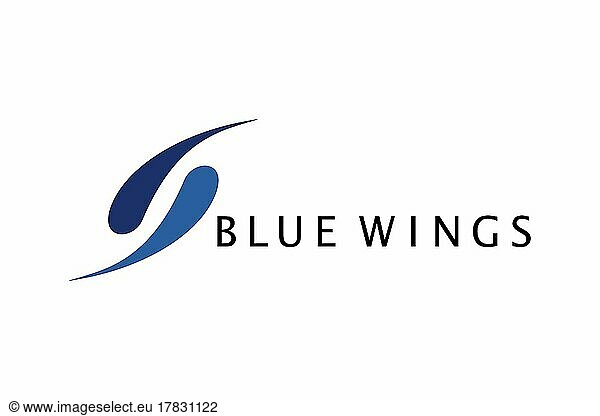 Blue Wings  Logo  Weißer Hintergrund
