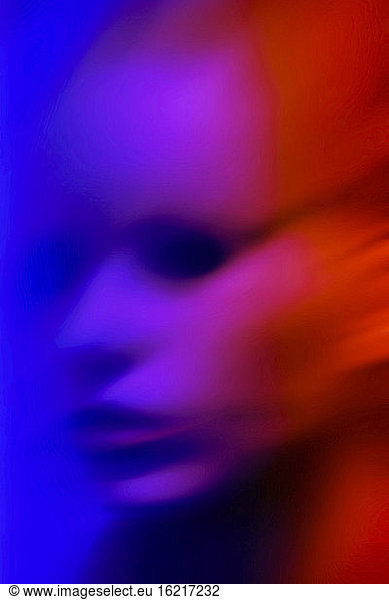 Blurred mannequin  close up
