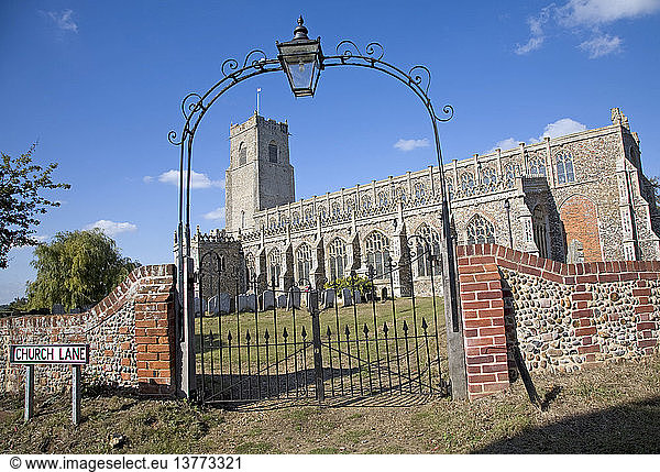 Blythburgh church  Suffolk  England