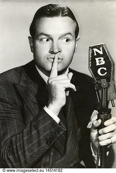 Bob Hope on-set of his Radio Program  The Pepsodent Show Starring Bob Hope  NBC  1940