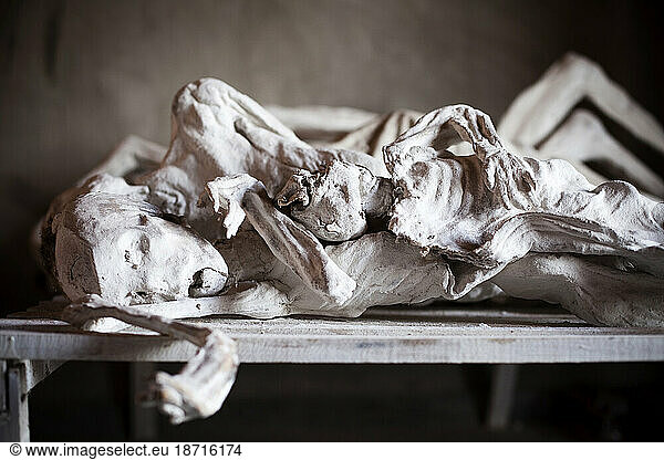 Bodies on display at the Murambi Genocide Memorial near Gikongoro in southern Rwanda.