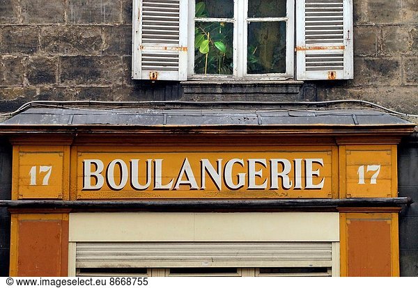 Boulangerie (baker´s shop)  Saint Michel area  Bordeaux  Gironde  Aquitaine  France