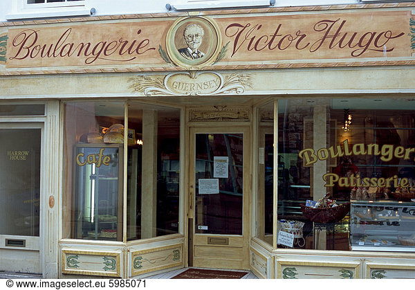 Boulangerie Victor Hugo  St. Peter Port  Guernsey  Channel Islands  United Kingdom  Europe