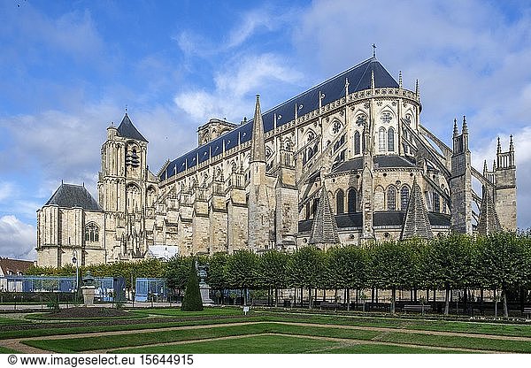 Bourges Cathedral Bourges  Cher Department  Centre-Val de Loire Region  France  Europe