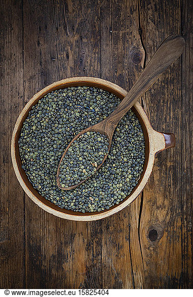 Bowl of Swabian lentils