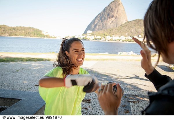 Boxerinnen-Training mit Personal Trainer  Rio De Janeiro  Brasilien