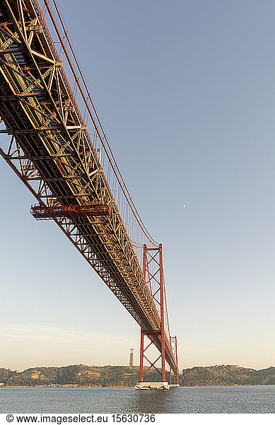 Brücke vom 25. April in Lissabon  Portugal