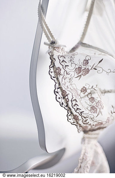 Bra with embroidery  close-up