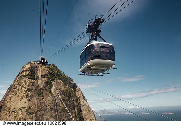 Brazil Rio de Janeiro cableway to Sugarloaf Mountain