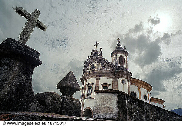 Brazil's Colonial towns studded with ornate baroque churches  huge rainforest  mountains  architecture