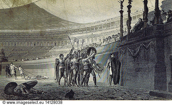 Bread and Circus Bread and Circus, Gladiators, Ancient Rome,1864 ...