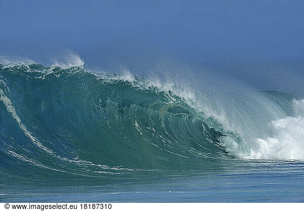 Breaking wave at Pacific Ocean