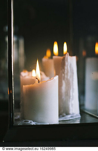 Brennende Kerzen