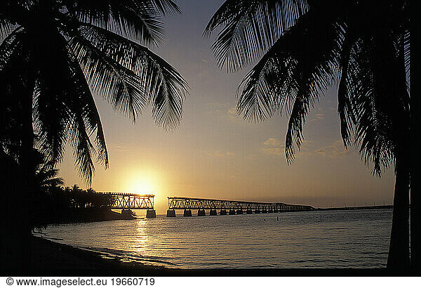 Bridge at Bahia Honda State Park  Florida Keys