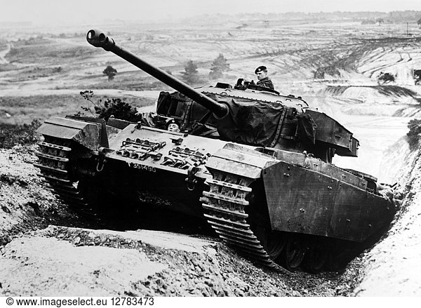 BRITISH TANK  c1945. British Centurion tank  c1945.