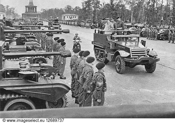 British Victory Parade in Berlin  July  1945  1945 (1955). Artist: Unknown.