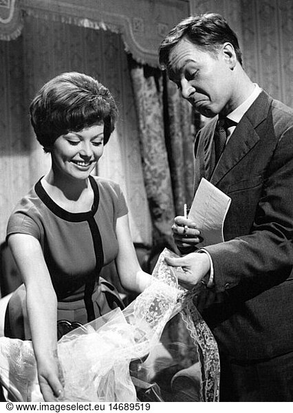 broadcast  television  programmes  commercial for curtains  Germany  1960