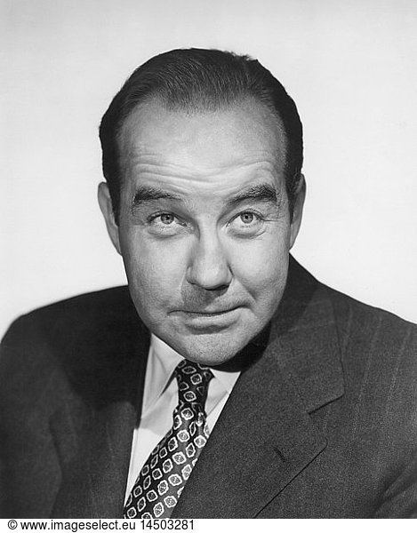 Broderick Crawford  Publicity Portrait for the Film  The Mob  Columbia Pictures  1951