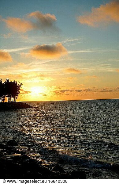 Brunei sunset beach