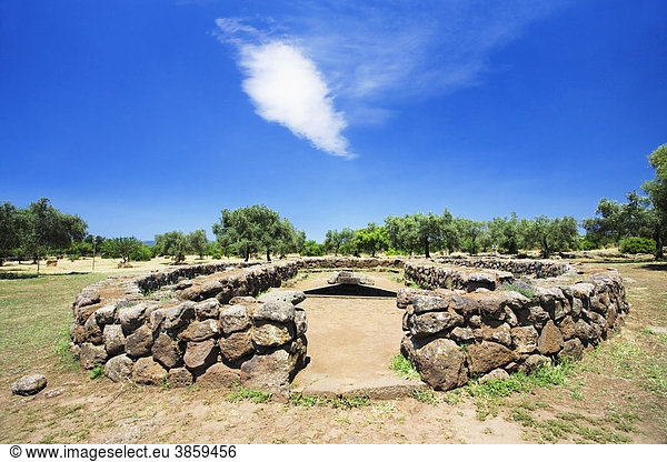Brunnenheiligtum Pozza Sacro di Santa Cristina nahe Paulitatino, Provinz Arborea, Sardinien, Italien, Europa