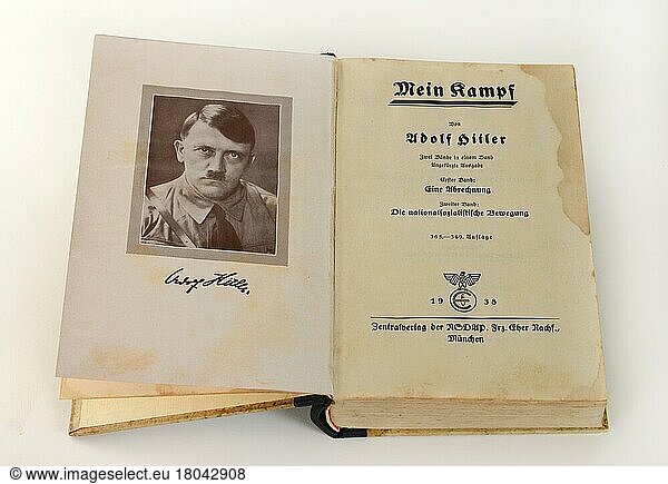 Buch  Adolf Hitler  Mein Kampf
