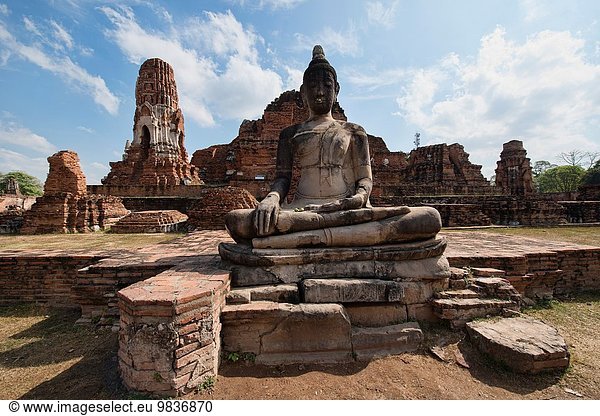 Buddhastatue Thailand Wat Mahathat