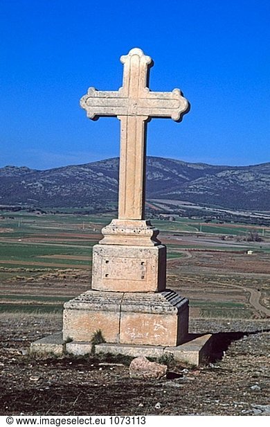 Buen Acuerdo´s Kapelle. Gallocanta. Provinz Teruel. Aragón. Spanien