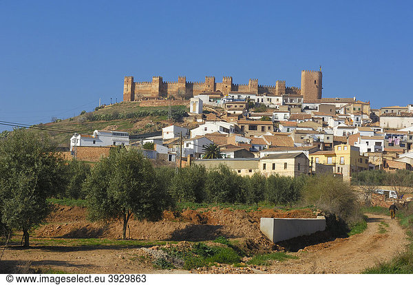 Burg Burgalimar  BaÒos de la Encina  Provinz Jaen  Andalusien  Spanien  Europa