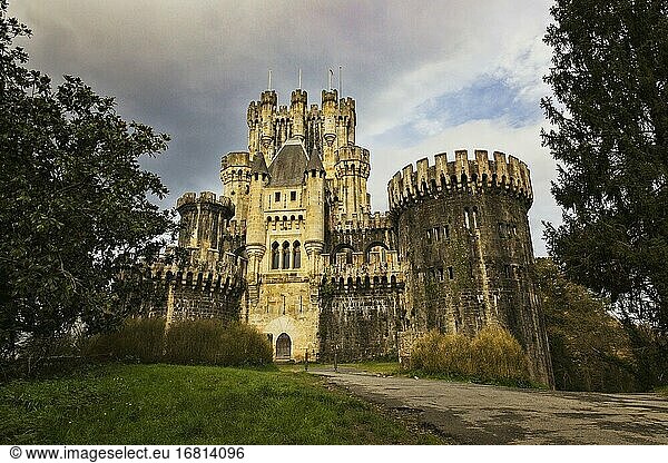 Burg Butr?n in Gatica  Baskenland in Spanien.