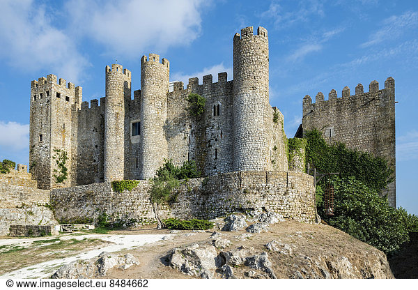 Burg Castelo de bidos  Obidos  Distrikt Leiria  Portugal