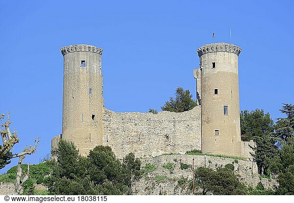 Burg  Chateaurenard  Bouches-du-Rhone  Provence-Alpes-Cote d'Azur  SüdFrankreich