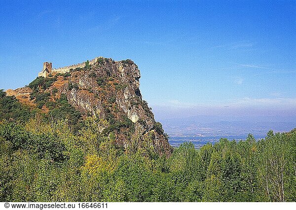 Burg Cornatel. El Bierzo  Provinz León  Kastilien-León  Spanien.