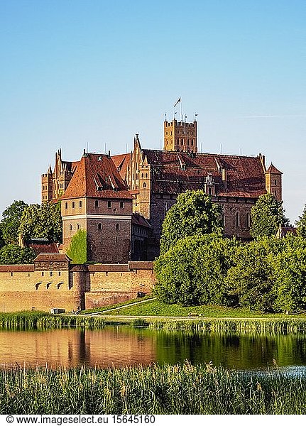 Burg des Deutschen Ordens in Malbork  Pommersche Woiwodschaft  Polen  Europa