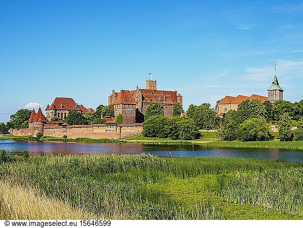 Burg des Deutschen Ordens in Malbork  Pommersche Woiwodschaft  Polen  Europa