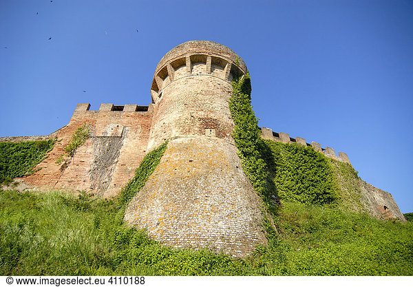 Burg in Certaldo  Toskana  Italien